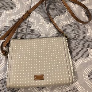 Fossil crossbody with small hearts. Vegan